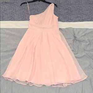 Tevolio light pink bridesmaid dress
